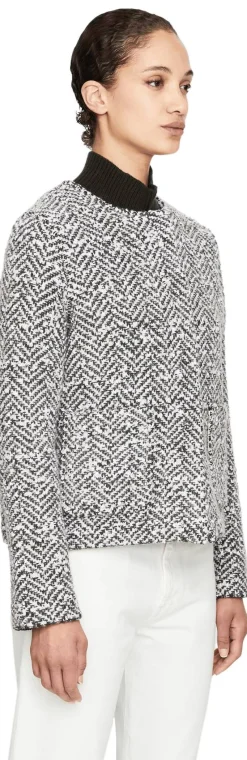 Wolljacke Olivgrün