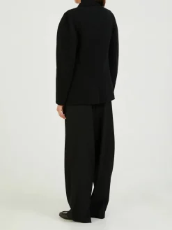 Woll-Jacke Schwarz