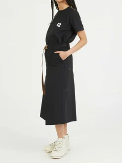 Wollkleid im Zweiteiler-Look 'Sacai X Carhartt' Schwarz