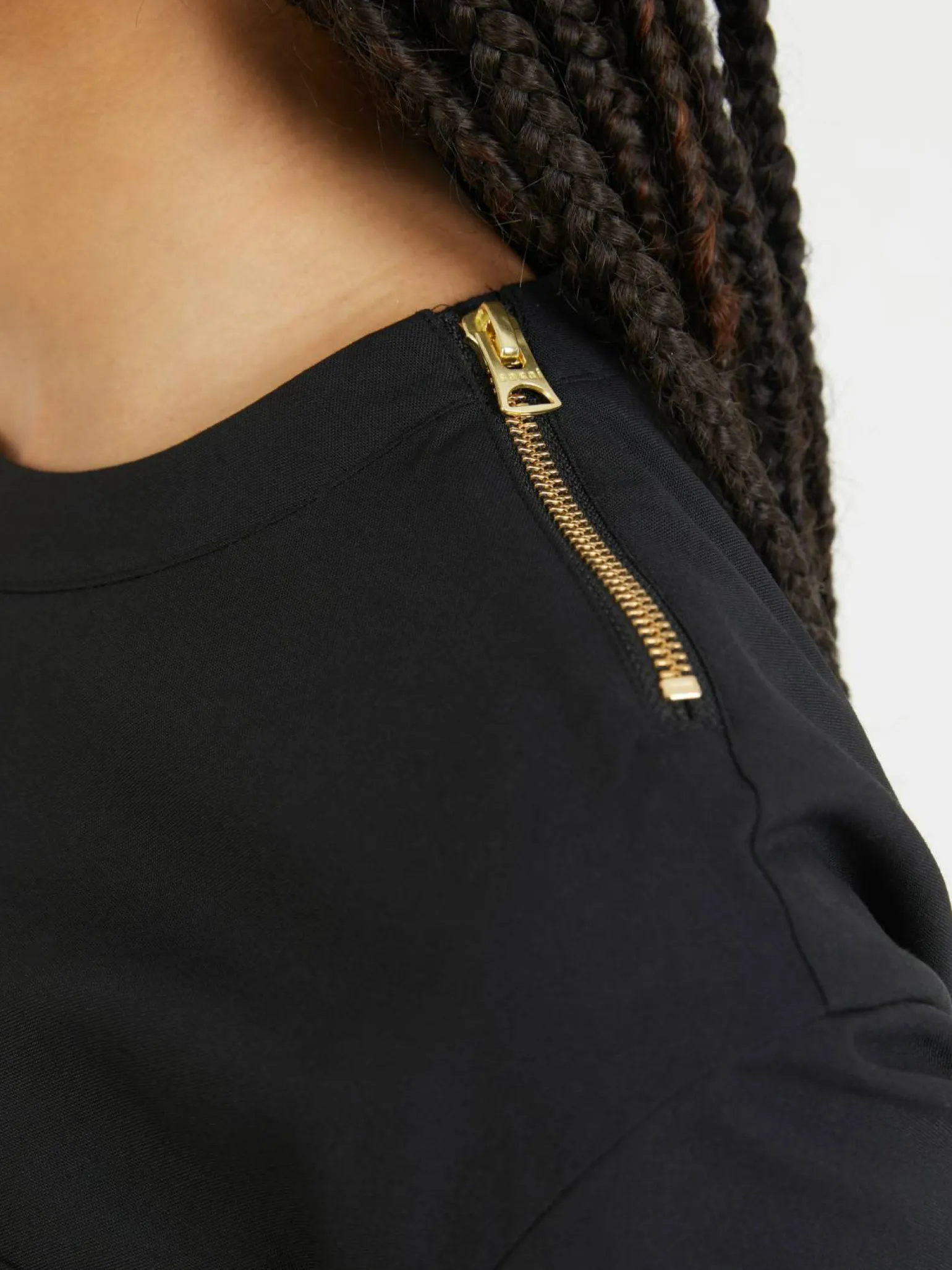 Wollkleid im Zweiteiler-Look 'Sacai X Carhartt' Schwarz