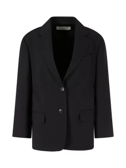 Woll-Mohair-Blazer 'Birdy' Schwarz