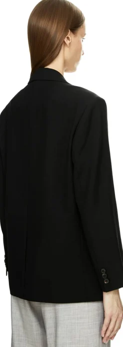 Woll-Mohair-Blazer 'Birdy' Schwarz