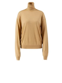 Wollpullover Hellbraun