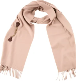 Wollschal 'Iconic' mit Kettenverschluss Rosé
