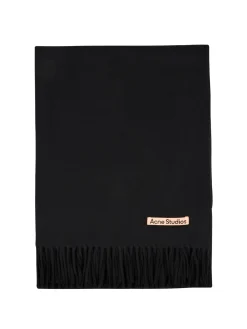 Wollschal Schwarz