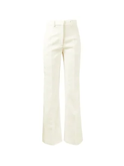 Woll-Seiden-Hose 'Morissey' Crème