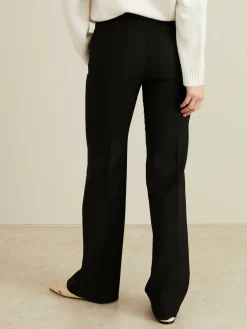 Woll-Seiden-Hose 'Morissey' Schwarz
