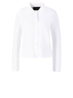 Wollstrickjacke Crème